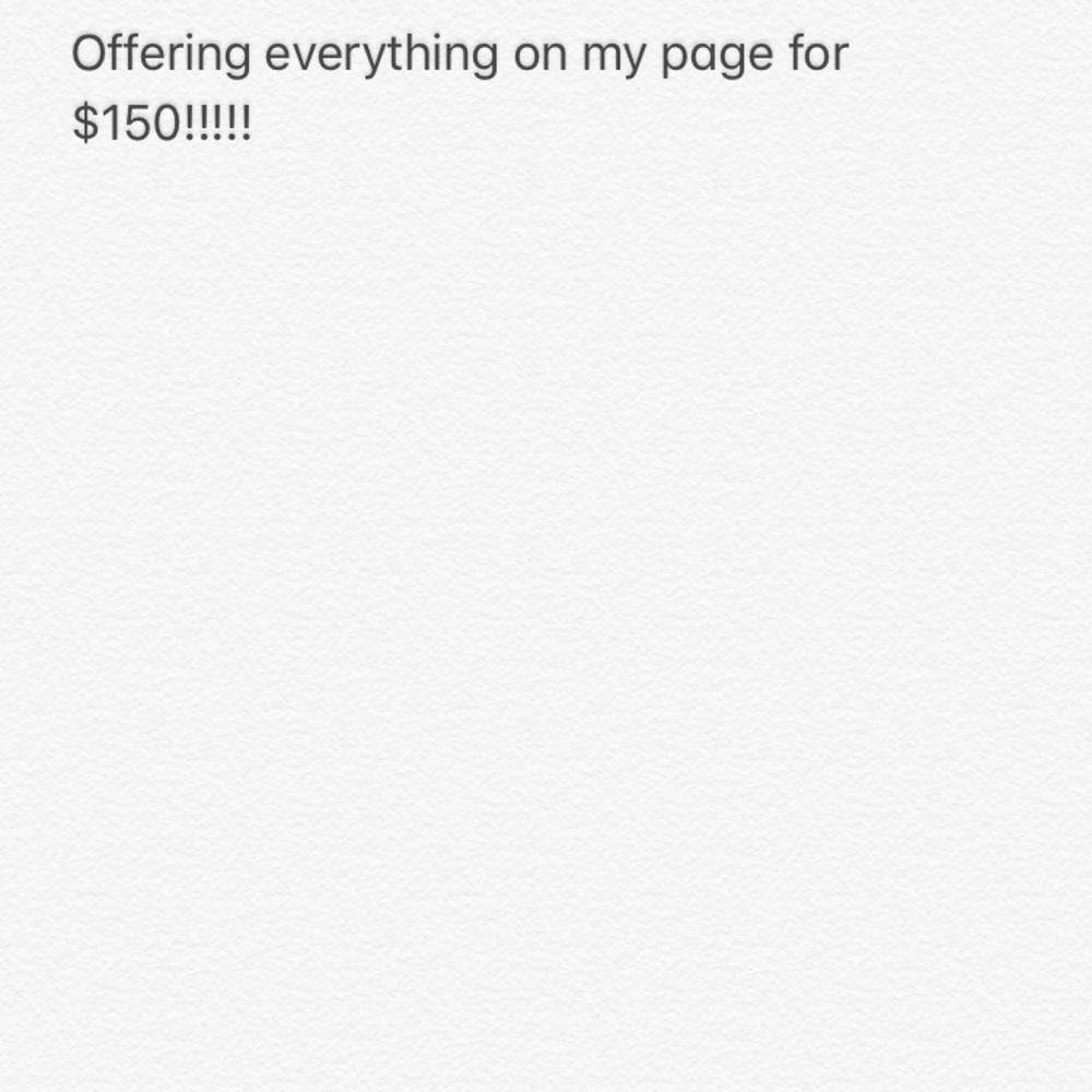 Bundle of everything on my page